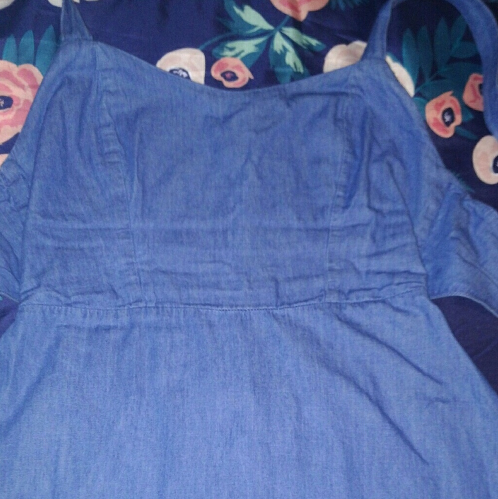 Jean dress size small adorable